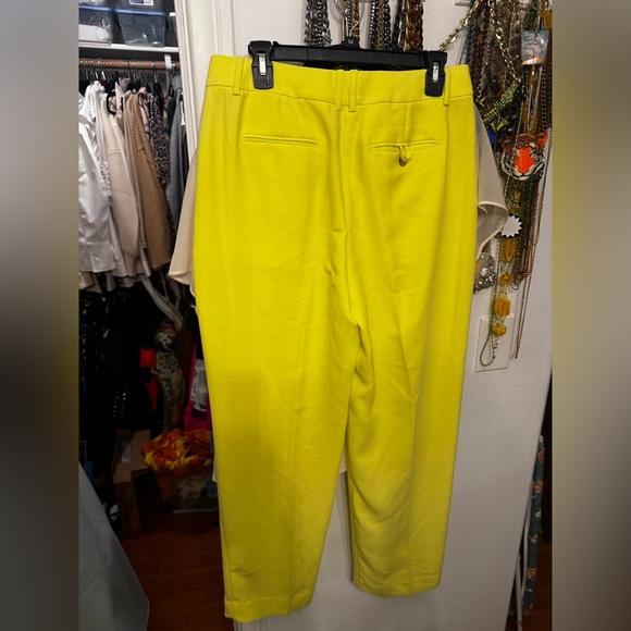 J.Crew Essential Trouser Pant in City Crepe - Lemon Sorbet - Picture 5 of 6